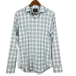 Bonobos Button Up Dress Shirt Slim Fit Plaid Long Sleeve - M